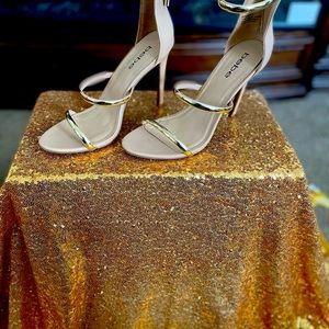 Gold BeBe heels